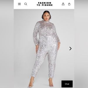 Krystal Sequin Catsuit from Fashion To Figure